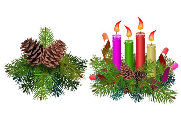 9 Christmas Ornaments - Illustrations for Your Holiday Projects