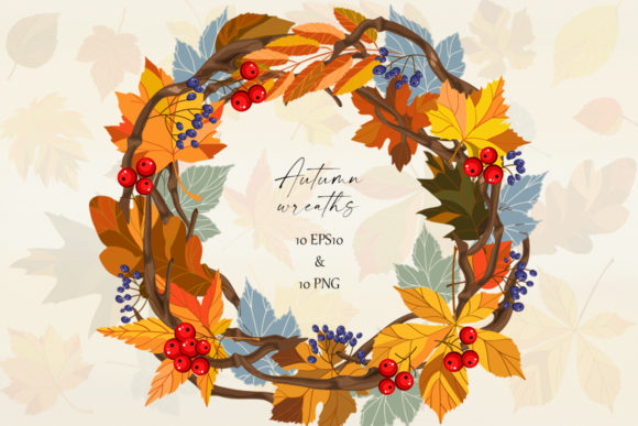 Autumn Wreaths for Creative Projects