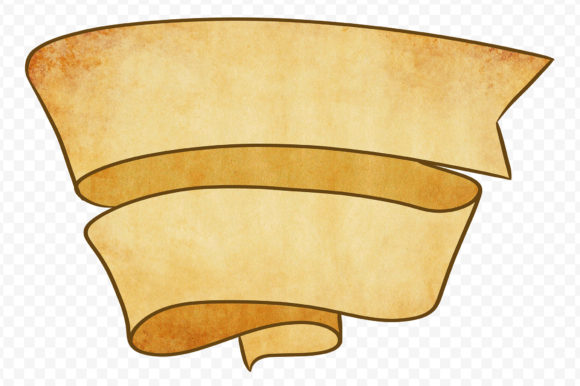Banner Ribbon Vintage Scroll, Banners 24