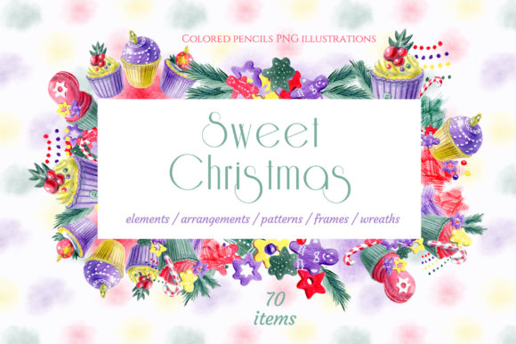 Christmas Sweet Clipart. Big Collection