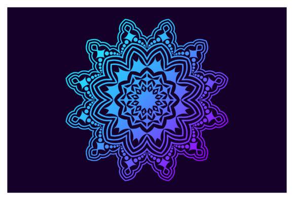 Colorful Ethnic Mandala Background: A Versatile Design Element for Every Project