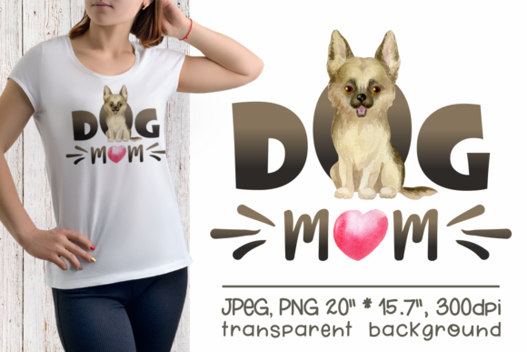 Elevating Personal Branding with the German Shepherd - Dog Mom Sublimation Digital Asset