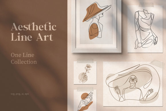 Elevating Visual Narratives with 50 Aesthetic Female Line Art in the Digital Age