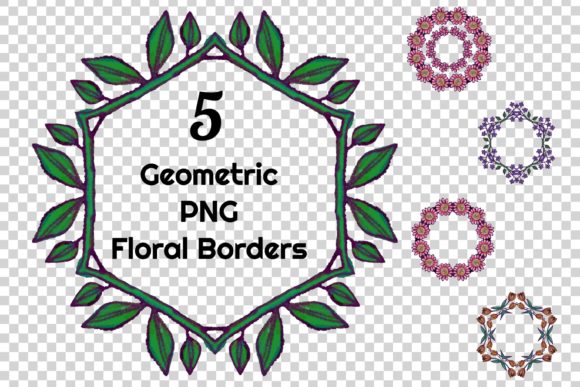 Free Floral Borders Deco Flower Frames: A Hand-Painted Touch for Modern Creativity