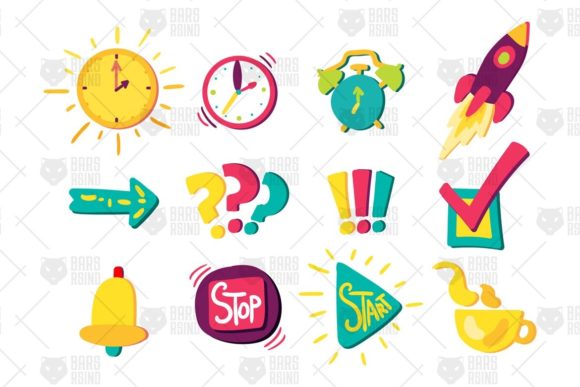 Time Management Signs Set: A Guide to Avoiding Design Pitfalls