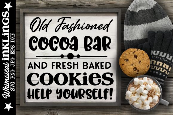 Transform Your Coffee Bar with the Perfect Old Fashioned Cocoa Bar Welcome Sign