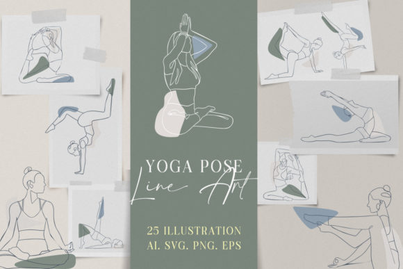 Transform Your Creative Projects with Aesthetic Yoga Poses Line Art