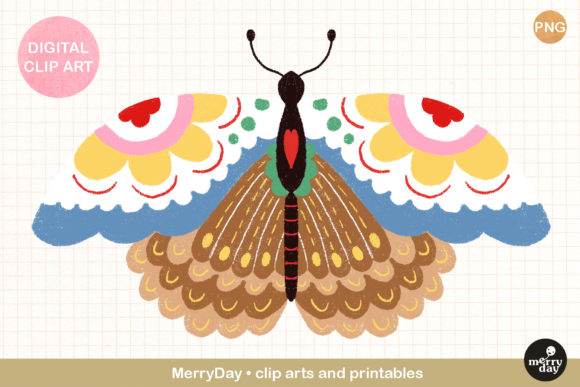 Transforming Digital Spaces with Sweet Butterfly Clip Art Illustration