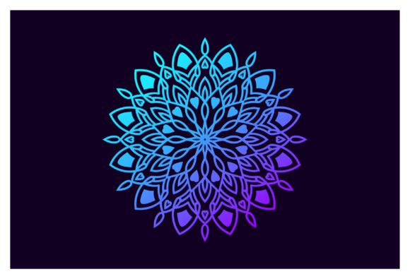 Vector Ethnic Mandala with Ornament