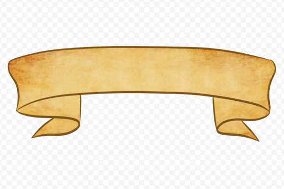 Vintage Banner Ribbon Scroll, Banners 09